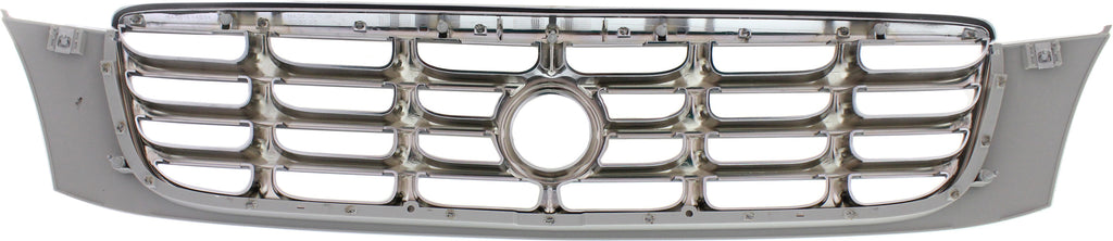 DEVILLE 00-05 GRILLE, Plastic, Chrome Shell, w/ Gray Insert, w/ Night Vision, DHS/DTS Model