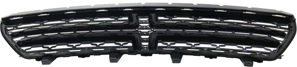 CHARGER 15-22 GRILLE, Textured/Primed-Black (Flat Black) Molding, w/o Hood Scoop - CAPA