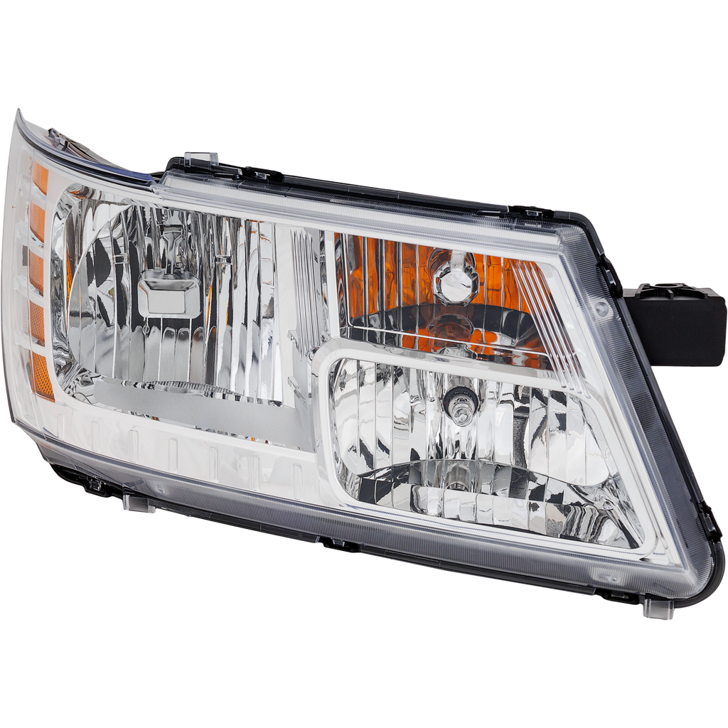 JOURNEY 09-20 HEAD LAMP RH, Assembly, Halogen, Chrome Interior, (w/o Black Trim, 14-18) - CAPA