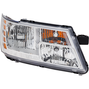 JOURNEY 09-20 HEAD LAMP RH, Assembly, Halogen, Chrome Interior, (w/o Black Trim, 14-18) - CAPA