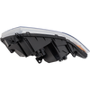 JOURNEY 09-20 HEAD LAMP RH, Assembly, Halogen, Chrome Interior, (w/o Black Trim, 14-18) - CAPA