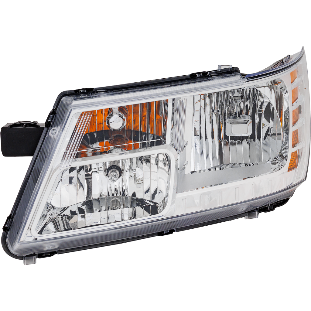 JOURNEY 09-20 HEAD LAMP LH, Assembly, Halogen, Chrome Interior, (w/o Black Trim, 14-18) - CAPA