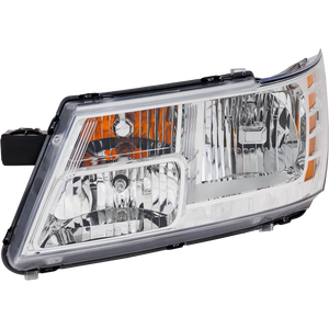 JOURNEY 09-20 HEAD LAMP LH, Assembly, Halogen, Chrome Interior, (w/o Black Trim, 14-18) - CAPA