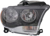 DURANGO 11-13 HEAD LAMP RH, Assembly, Halogen, Black Interior - CAPA