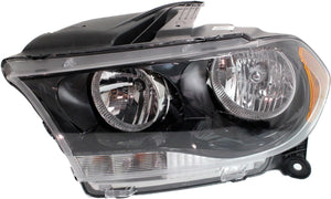 DURANGO 11-13 HEAD LAMP LH, Assembly, Halogen, Black Interior - CAPA