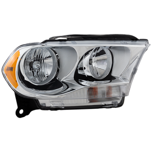 DURANGO 11-13 HEAD LAMP RH, Assembly, Halogen, Chrome Interior - CAPA