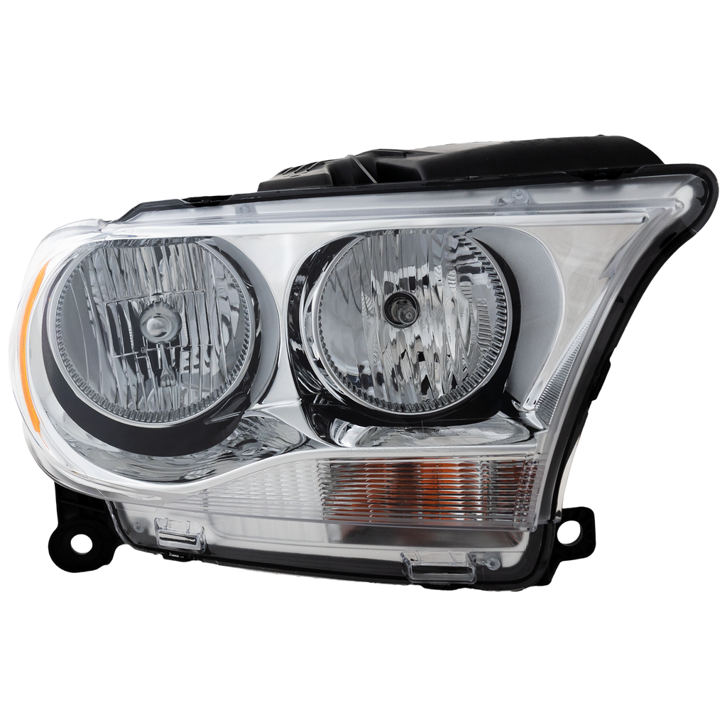 DURANGO 11-13 HEAD LAMP RH, Assembly, Halogen, Chrome Interior - CAPA