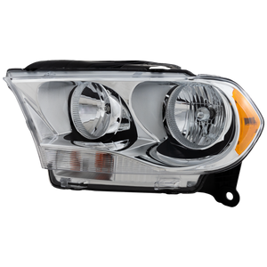 DURANGO 11-13 HEAD LAMP LH, Assembly, Halogen, Chrome Interior - CAPA