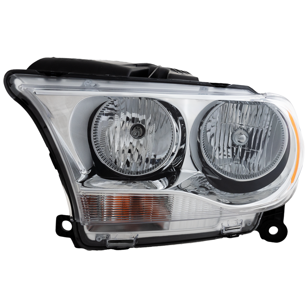 DURANGO 11-13 HEAD LAMP LH, Assembly, Halogen, Chrome Interior - CAPA