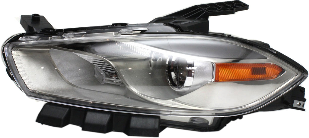 DART 13-16 HEAD LAMP LH, Lens and Housing, HID, w/o HID Kit, Chrome Interior