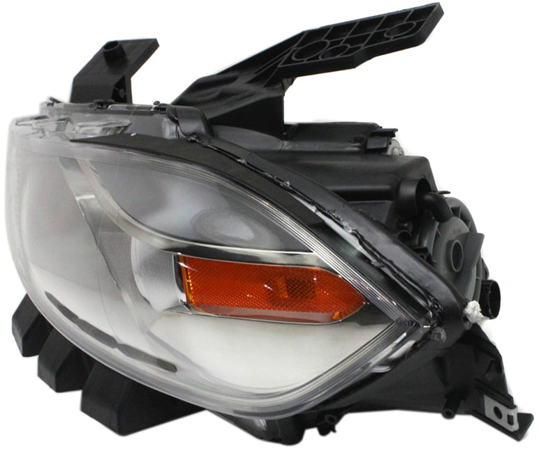 DART 13-16 HEAD LAMP LH, Lens and Housing, HID, w/o HID Kit, Chrome Interior