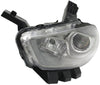 DART 13-16 HEAD LAMP LH, Lens and Housing, HID, w/o HID Kit, Chrome Interior