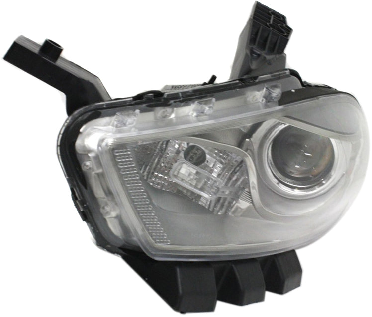 DART 13-16 HEAD LAMP LH, Lens and Housing, HID, w/o HID Kit, Chrome Interior