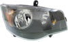 GRAND CARAVAN 11-20/TOWN AND COUNTRY 14-16 HEAD LAMP RH, Assembly, Halogen, Black Interior - CAPA