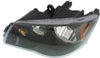 GRAND CARAVAN 11-20/TOWN AND COUNTRY 14-16 HEAD LAMP LH, Assembly, Halogen, Black Interior - CAPA
