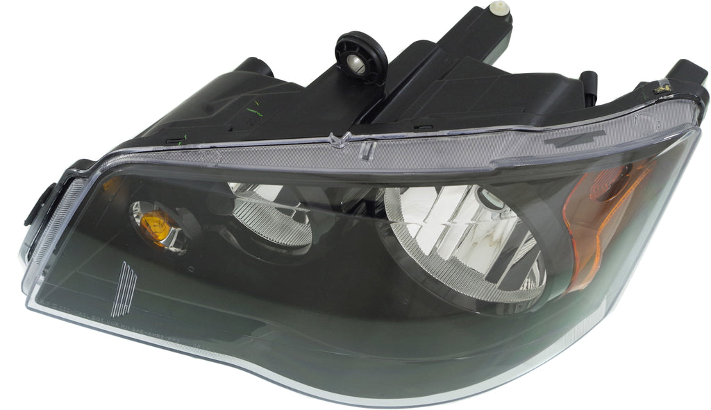 GRAND CARAVAN 11-20/TOWN AND COUNTRY 14-16 HEAD LAMP LH, Assembly, Halogen, Black Interior - CAPA