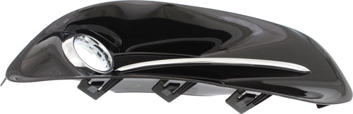 DART 13-16 FRONT FOG LAMP MOLDING RH, Black, w/ Chrome Trim - CAPA