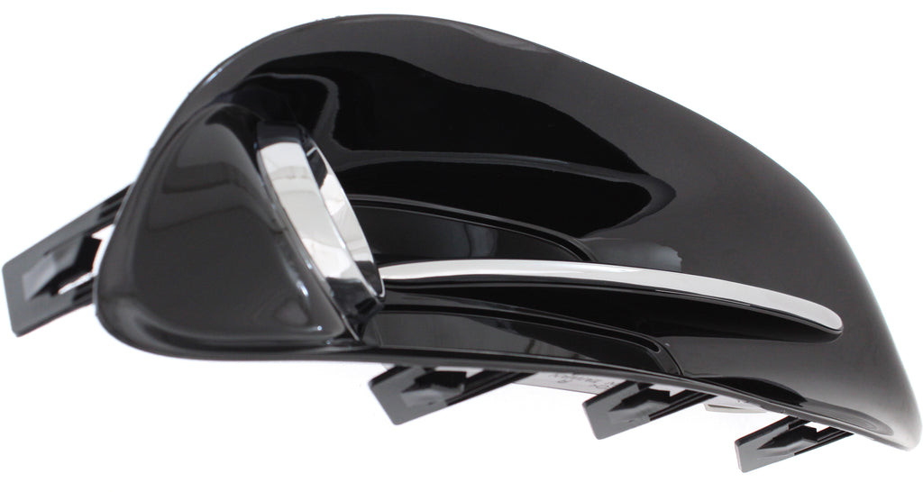DART 13-16 FRONT FOG LAMP MOLDING RH, Black, w/ Chrome Trim - CAPA