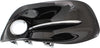DART 13-16 FRONT FOG LAMP MOLDING RH, Black, w/ Chrome Trim - CAPA