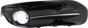 DART 13-16 FRONT FOG LAMP MOLDING LH, Black, w/ Chrome Trim - CAPA