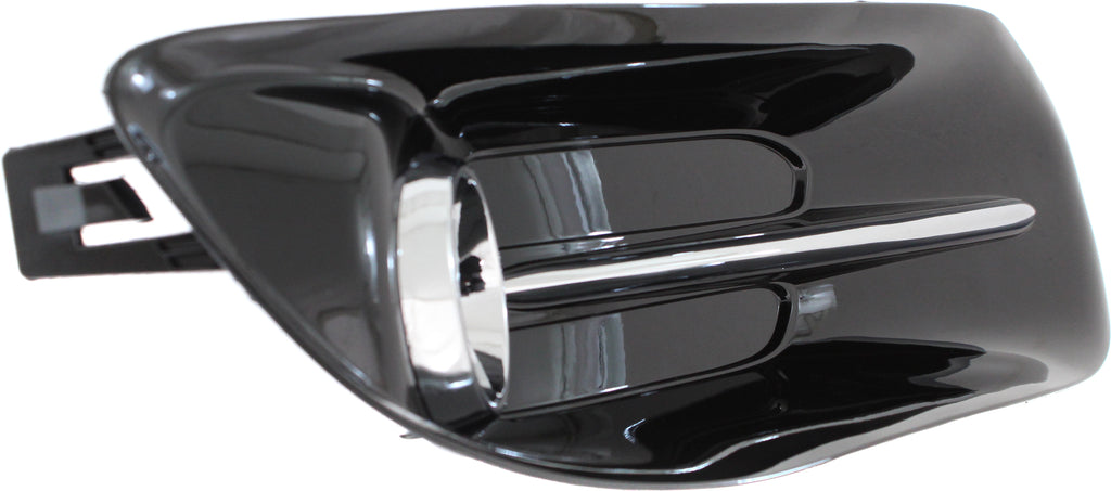 DART 13-16 FRONT FOG LAMP MOLDING LH, Black, w/ Chrome Trim - CAPA
