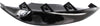 DART 13-16 FRONT FOG LAMP MOLDING LH, Black, w/ Chrome Trim - CAPA