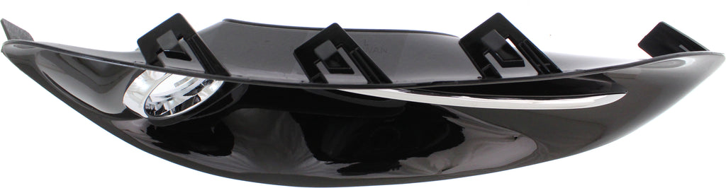 DART 13-16 FRONT FOG LAMP MOLDING LH, Black, w/ Chrome Trim - CAPA