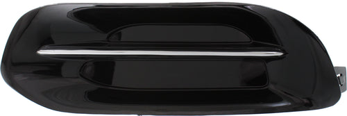 DART 13-14 FOG LAMP COVER LH, Black, Fog Lamp Opening, w/ Chrome Trim - CAPA