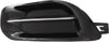 DART 13-14 FOG LAMP COVER LH, Black, Fog Lamp Opening, w/ Chrome Trim - CAPA