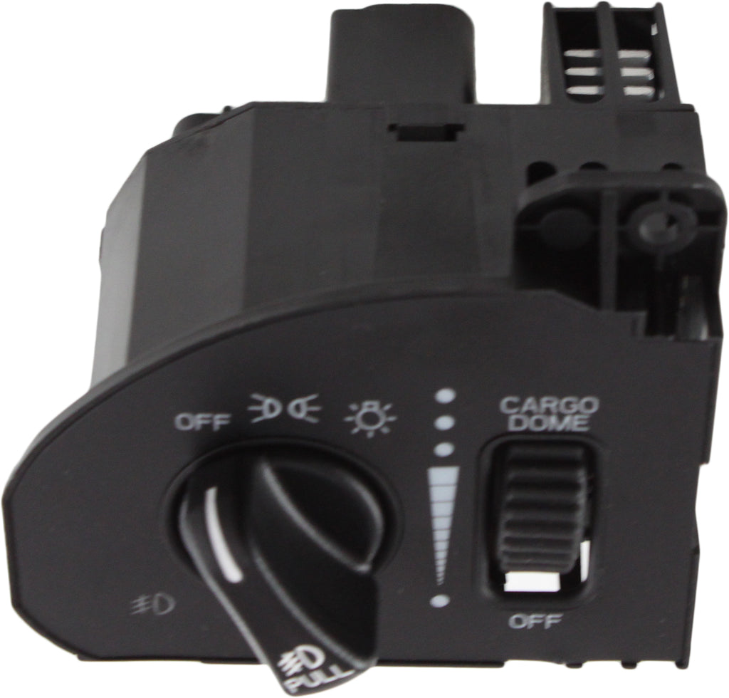 DODGE FULL SIZE P/U 99-02 HEAD LAMP SWITCH, with Fog Lights and Cargo Lights, 14+2 Male Terminals