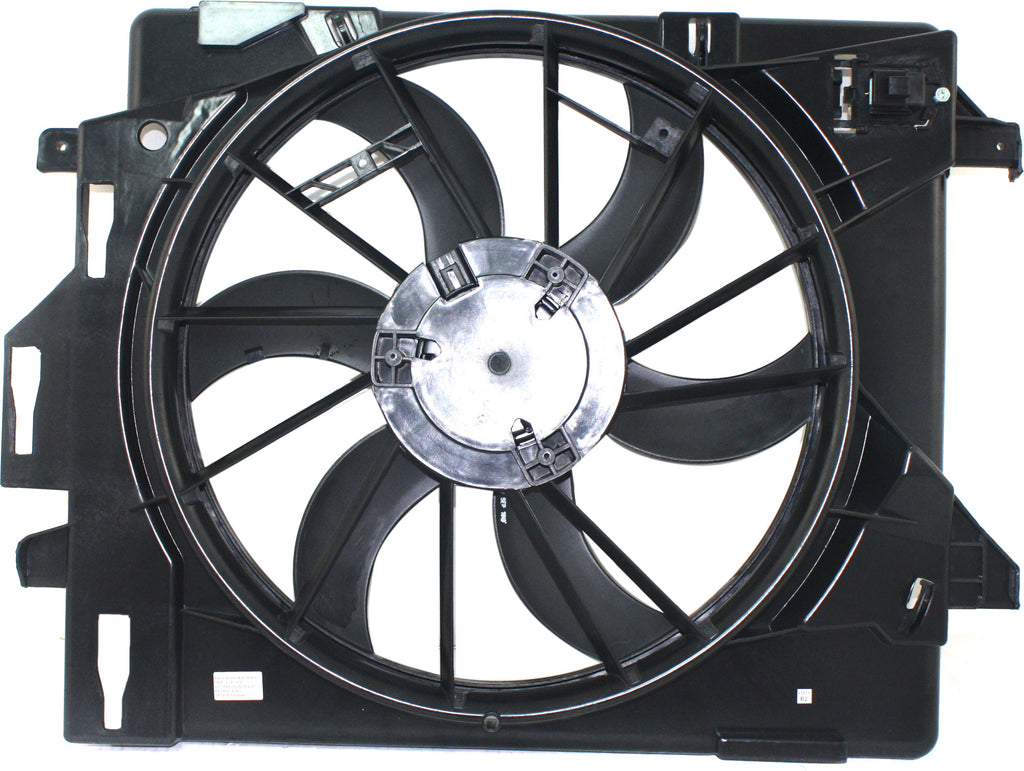 GRAND CARAVAN 08-20 RADIATOR FAN ASSEMBLY, 3.3L/3.6L/3.8L, Includes resistor