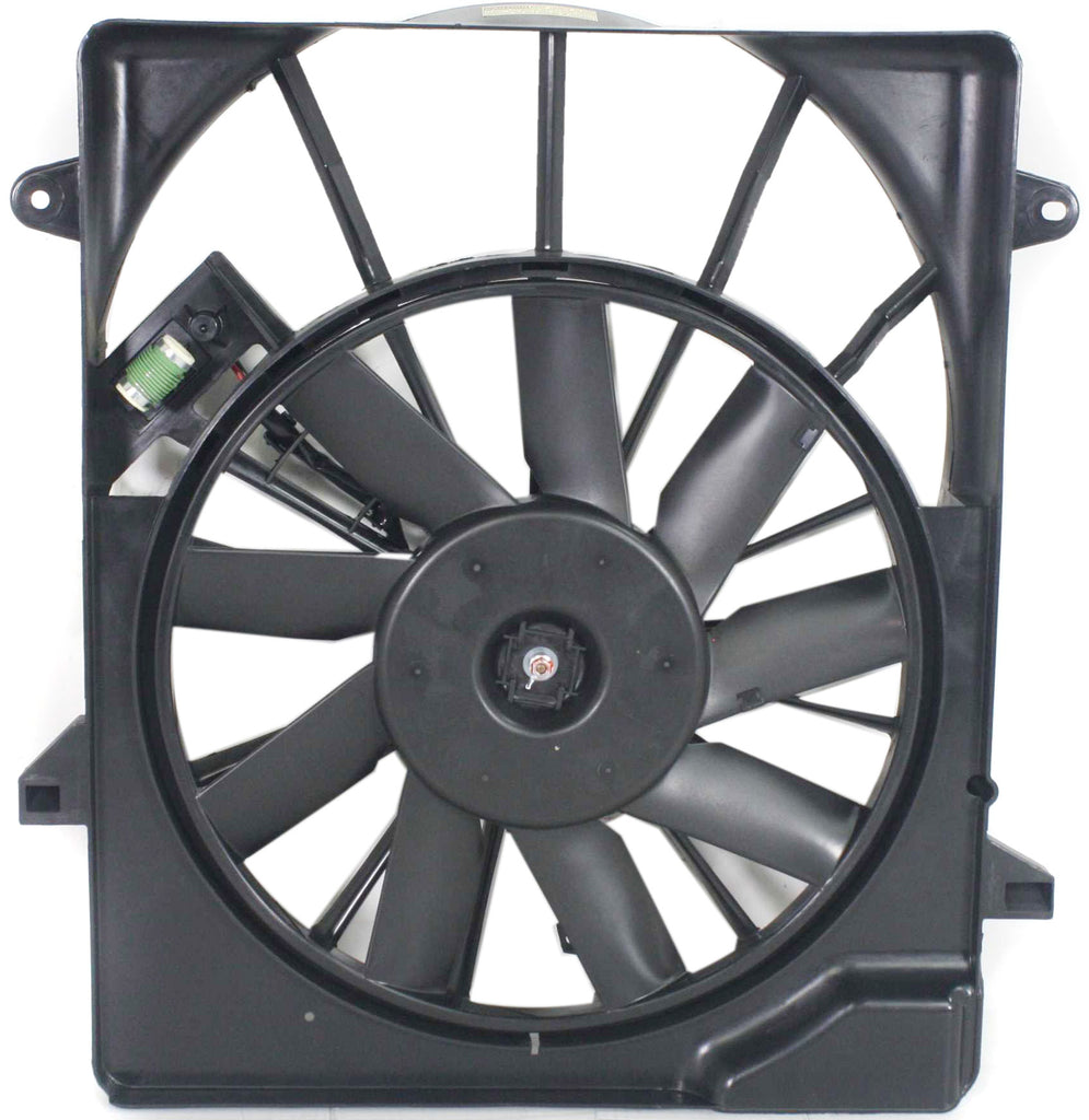 NITRO 07-11 RADIATOR FAN SHROUD ASSEMBLY, Includes resistor