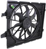 DURANGO 11-20/GRAND CHEROKEE 11-22 RADIATOR FAN ASSEMBLY, Single Fan, Standard Duty Cooling, Includes Resistor, w/o Tow Package