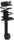 NEON 95-99 REAR STRUT, Assembly, 19.25 in. extended length, 14.125 in. compressed length