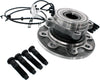 RAM 2500 P/U 98-99 FRONT HUB ASSEMBLY LH, 8 Studs, 4WD, 4-Wheel ABS