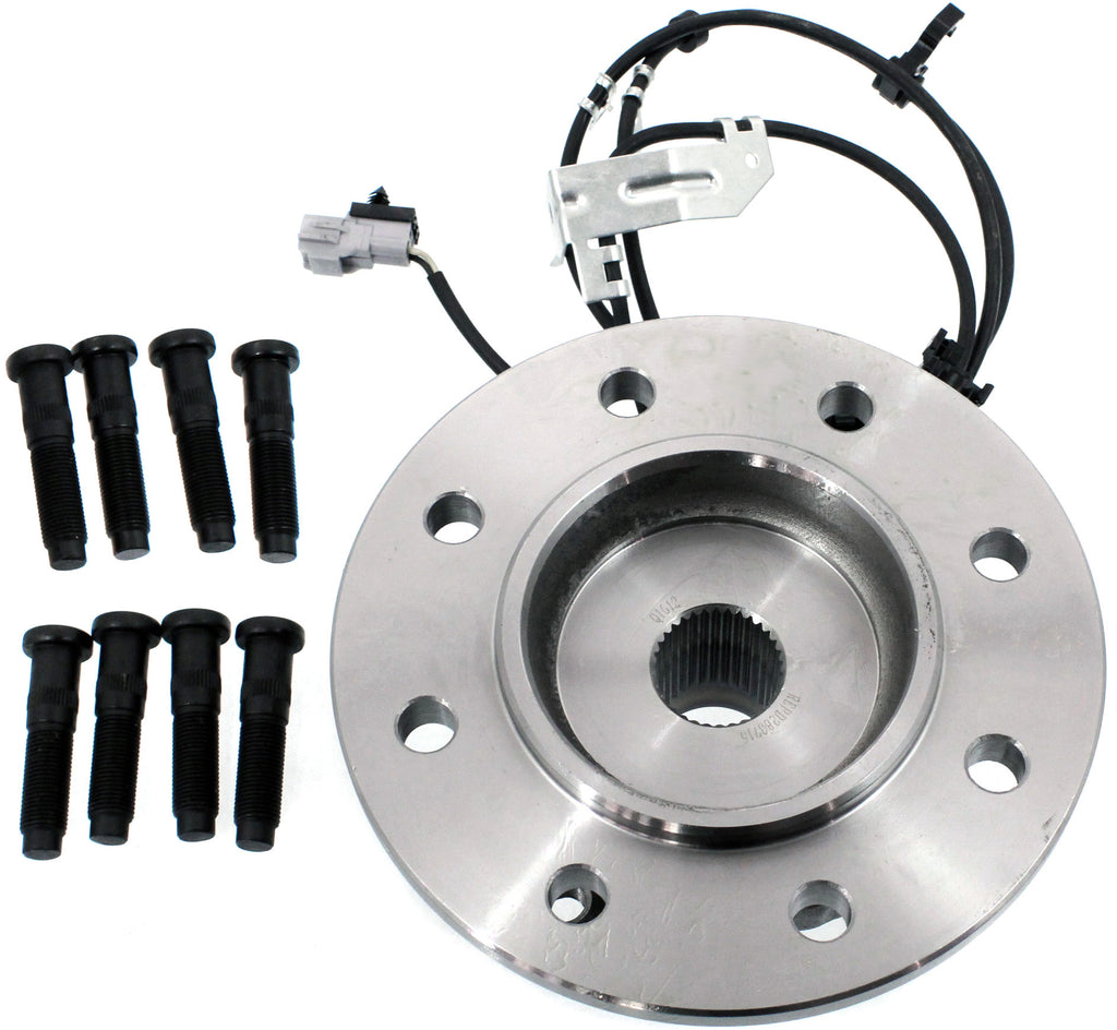 RAM 2500 P/U 98-99 FRONT HUB ASSEMBLY LH, 8 Studs, 4WD, 4-Wheel ABS