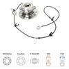 RAM 3500 PICKUP 98-99 FRONT HUB ASSEMBLY LH, 8 Studs, 4WD, 4-Wheel ABS, Dual Rear Wheels