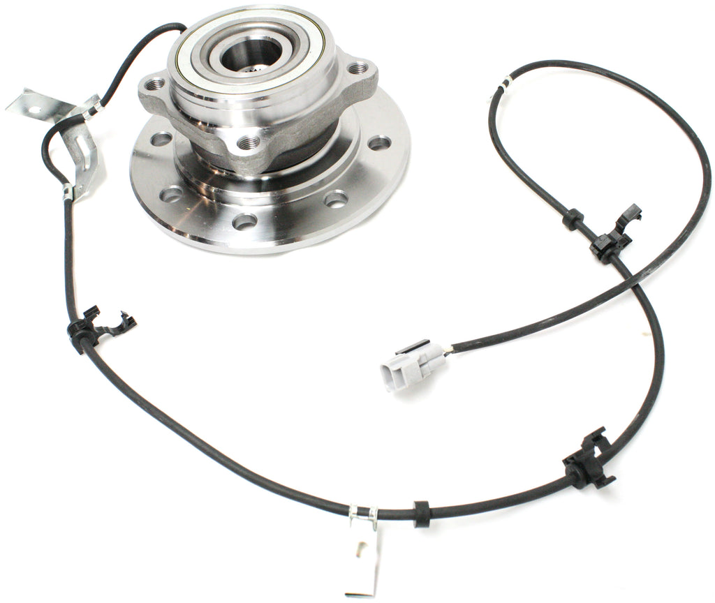 RAM 3500 PICKUP 98-99 FRONT HUB ASSEMBLY LH, 8 Studs, 4WD, 4-Wheel ABS, Dual Rear Wheels