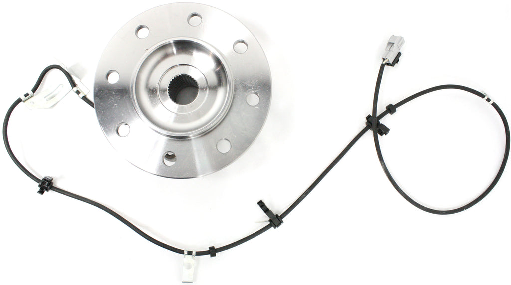 RAM 3500 PICKUP 98-99 FRONT HUB ASSEMBLY LH, 8 Studs, 4WD, 4-Wheel ABS, Dual Rear Wheels