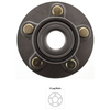 STRATUS 98-06 REAR HUB ASSEMBLY RH=LH, 5 Studs, 5 x 101.08 mm PCD Bolt Pattern, w/ ABS Sensor Ring