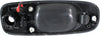 TOWN AND COUNTRY 01-07 FRONT EXTERIOR DOOR HANDLE LH, Textured Black, w/ Keyhole