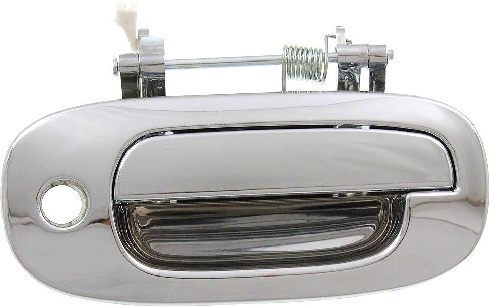 DAKOTA 97-99 FRONT EXTERIOR DOOR HANDLE RH, All Chrome, w/ Keyhole, Plastic