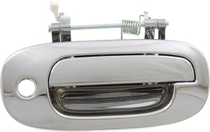DAKOTA 97-99 FRONT EXTERIOR DOOR HANDLE RH, All Chrome, w/ Keyhole, Plastic