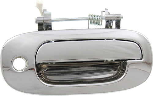DAKOTA 97-99 FRONT EXTERIOR DOOR HANDLE RH, All Chrome, w/ Keyhole, Plastic