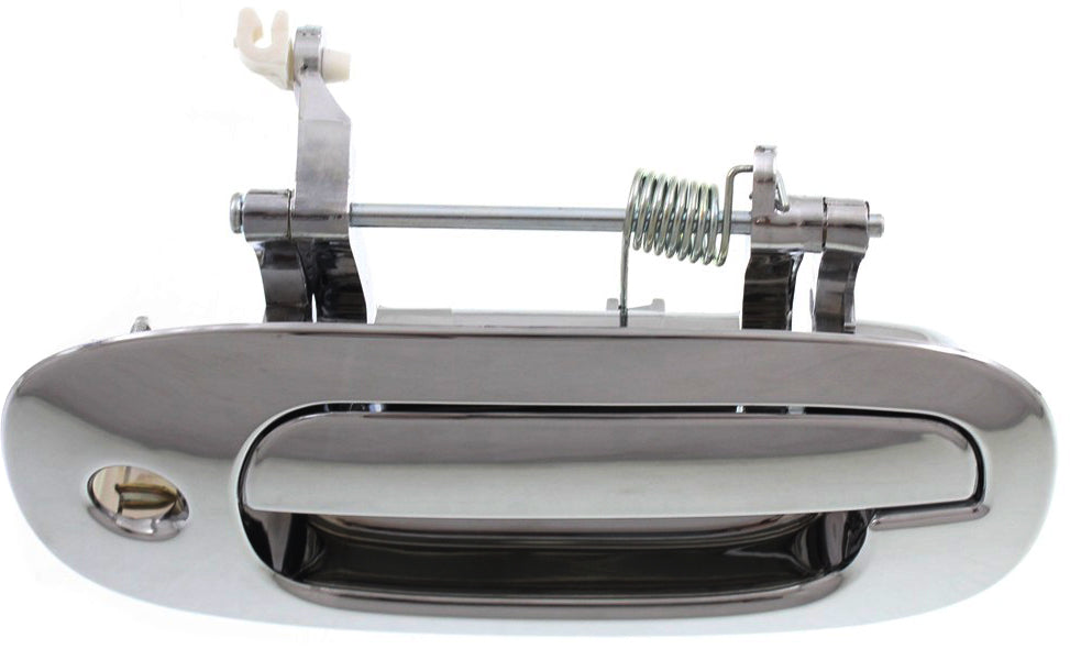 DAKOTA 97-99 FRONT EXTERIOR DOOR HANDLE RH, All Chrome, w/ Keyhole, Plastic
