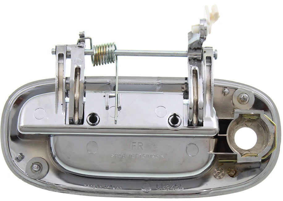 DAKOTA 97-99 FRONT EXTERIOR DOOR HANDLE RH, All Chrome, w/ Keyhole, Plastic