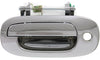 DAKOTA 97-99 FRONT EXTERIOR DOOR HANDLE LH, All Chrome, w/ Keyhole, Plastic