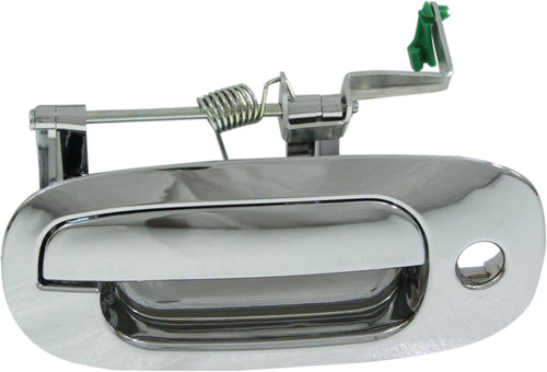 DURANGO 98-01 FRONT EXTERIOR DOOR HANDLE LH, All Chrome, w/ Keyhole