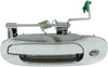 DURANGO 98-01 FRONT EXTERIOR DOOR HANDLE LH, All Chrome, w/ Keyhole