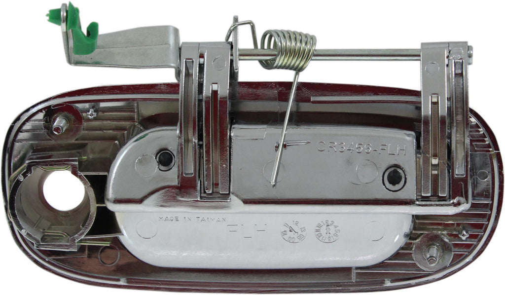DURANGO 98-01 FRONT EXTERIOR DOOR HANDLE LH, All Chrome, w/ Keyhole
